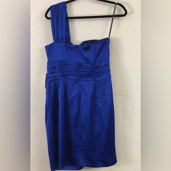 Nanette Lepore Dress 10 Blue Evening NYE Party Formal Evening Wedding Guest NEW - Picture 6 of 9